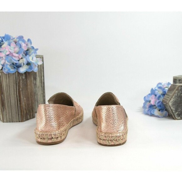 Sophia Webster Rose Gold Leather Butterfly Flats - Picture 6 of 8